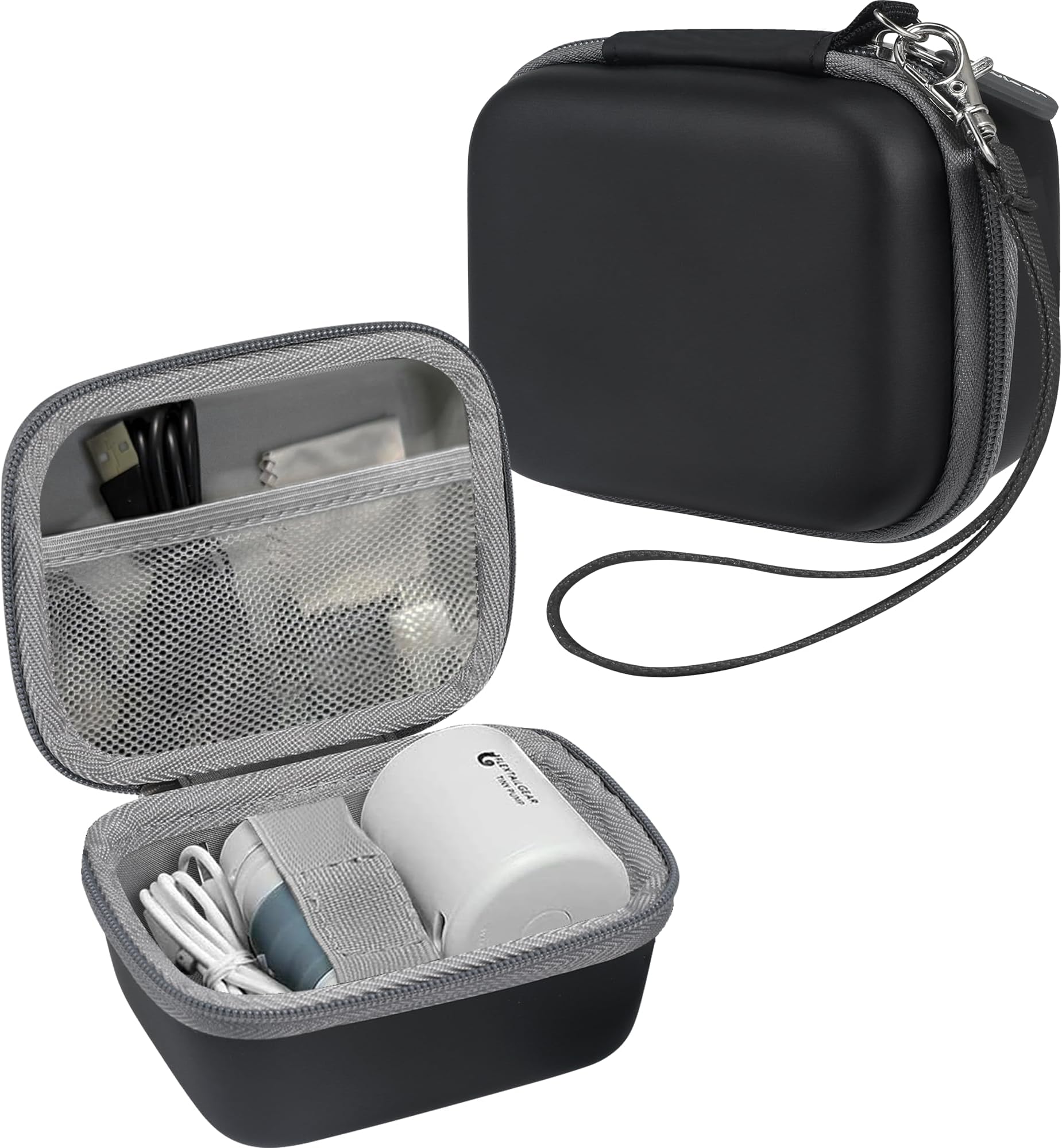 Leayjeen Hard EVA Carrying Case for FLEXTAILGEAR Portable Air Pump -Black