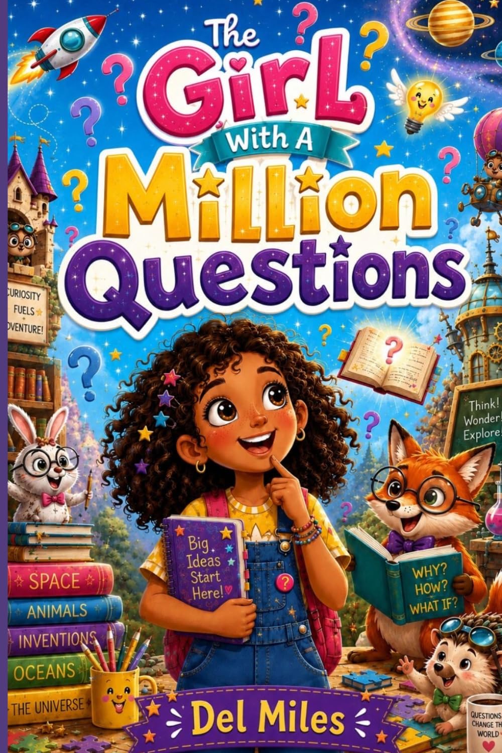 The Girl With A Million Questions: Fun Q&A About Gravity, Space, Earth, Nature, and Amazing Science Facts for Curious Kids Ages 6–12