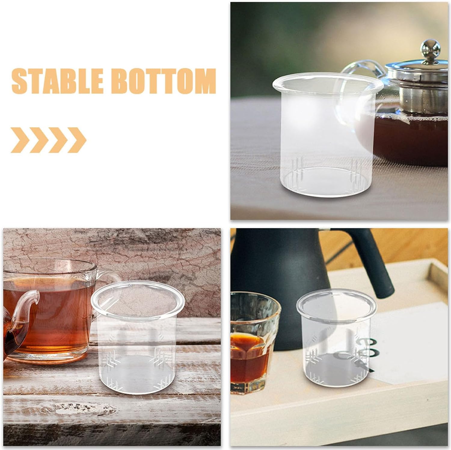 Glass Tea Infuser Replacement Part for Loose Leaf Tea Teapot Filter Insert 2.75X2.75X2.55in Strainer 1 pack for Teapot and Accessories