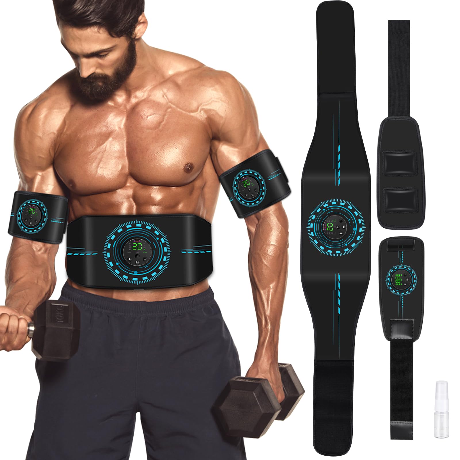 Stimulators/M.A.C.H.I.N.E. Promo ONLY ７“ Amazon.com: ABS Stimulator Muscle Toner, AB Machine for Abdomen