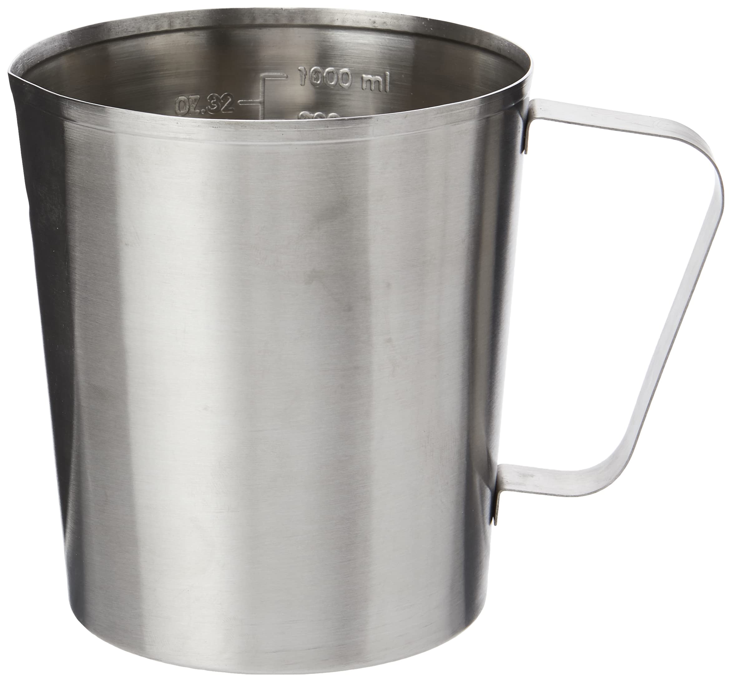 Koopman 90327 Stainless Steel Measuring Jug, Silver, 11.8 x 9.6 x 13 cm