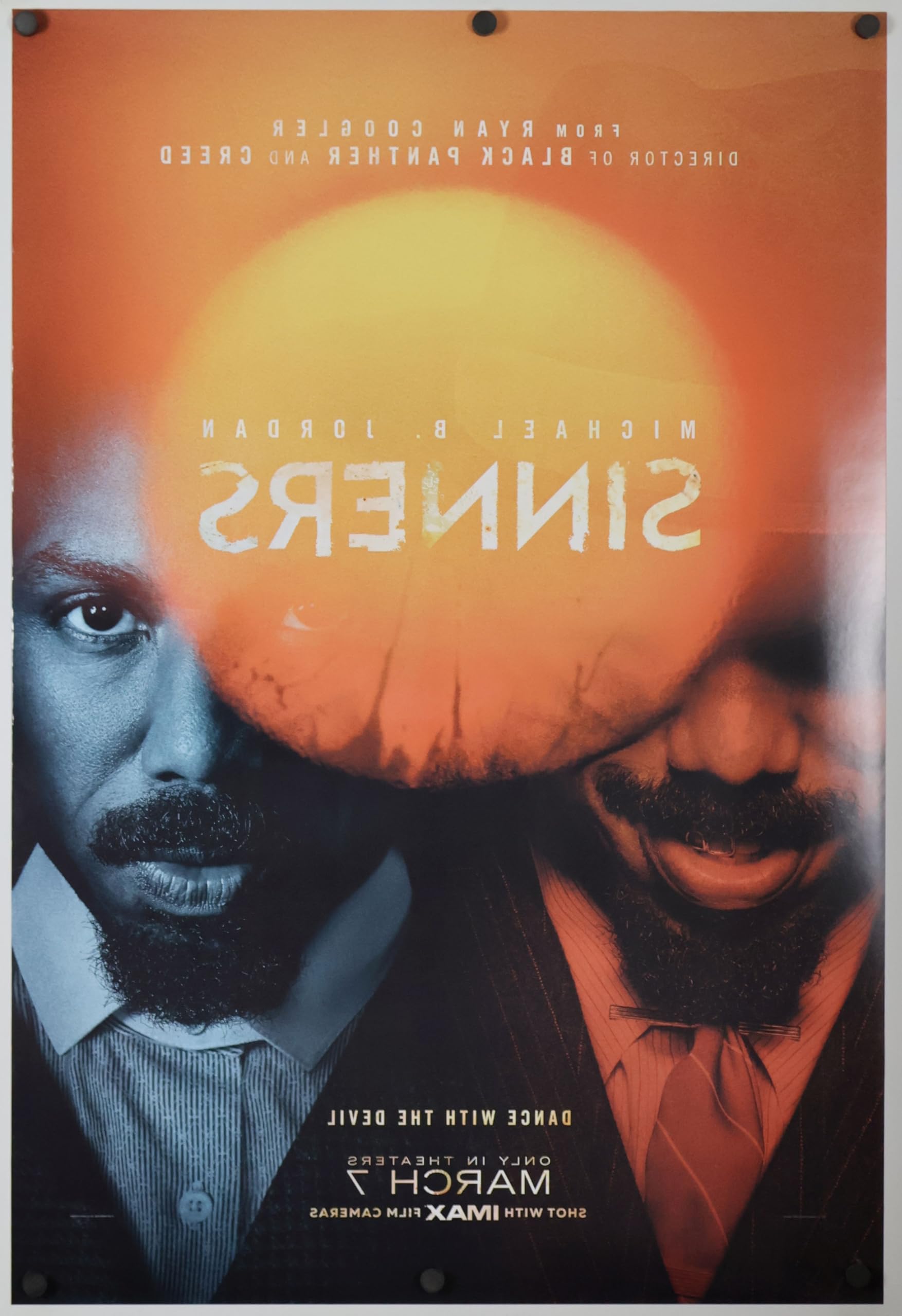 Amazon.co.jp: SINNERS 映画ポスター 両面 オリジナル 27x40 マイケルB