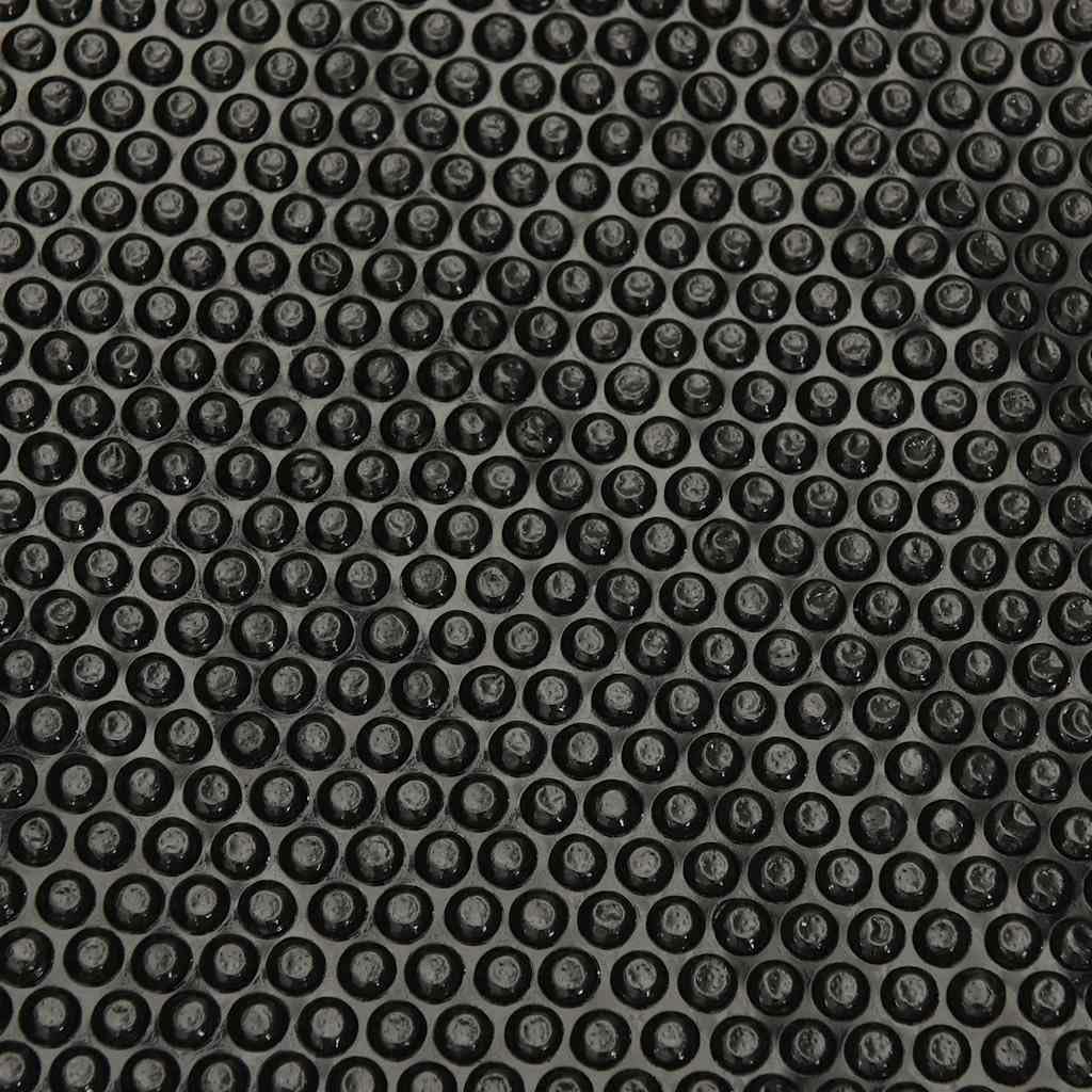 Copertura per piscina nera, 488 cm, in polietilene, con camere d'aria, copertura solare per piscina, protezione contro l'evaporazione, protezione dal calore, protezione dalle foglie