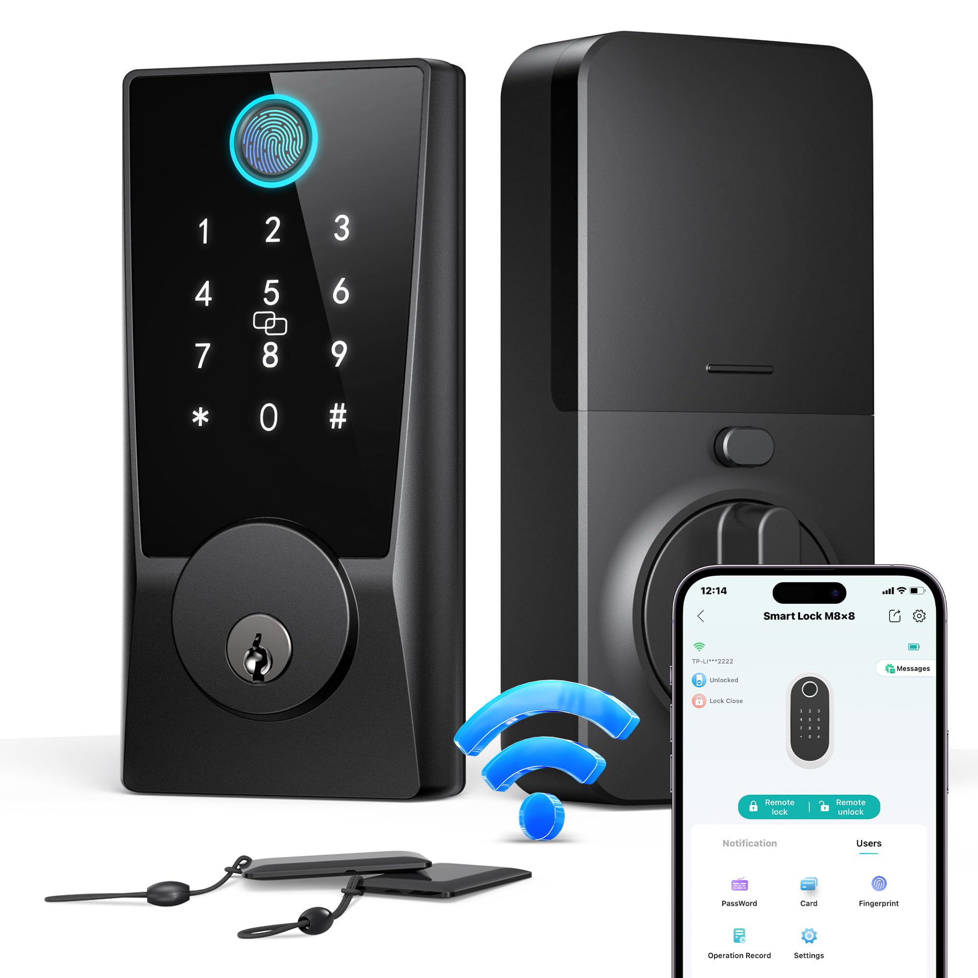 Photo 1 of Anyfirm WiFi Smart Lock - Black