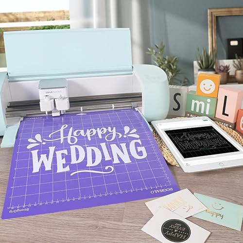 Miniatura 6 de DOOHALO Variedad de alfombrillas de corte para Cricut, alfombrillas de corte para Cricut MakerMaker 3Explore 3AirAir 2One, alfombrillas de corte