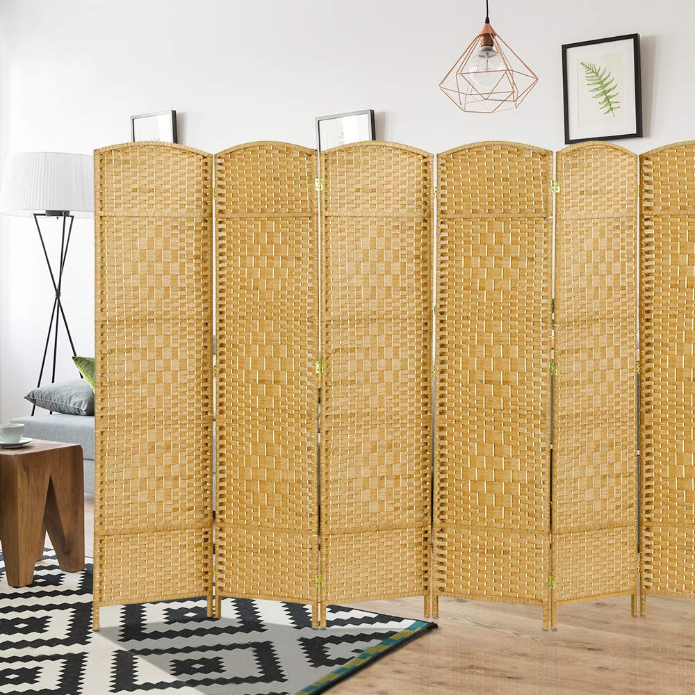 JOSTYLE Room Divider 6ft. Tall Extra Wide Extra Wide Privacy Screen