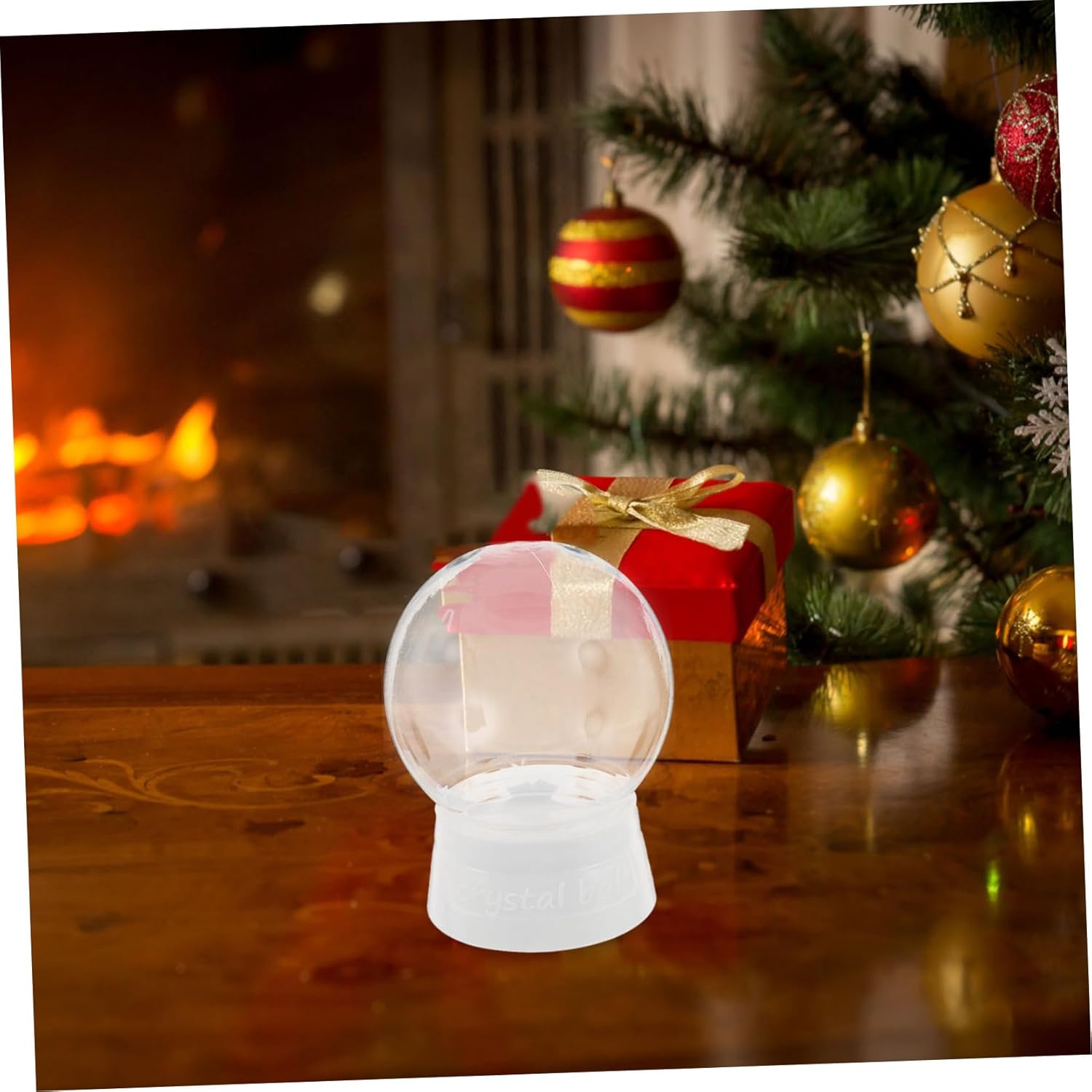6pcs Create Your Own Snow Globe DIY Empty Globes Kit for Homemade Decor