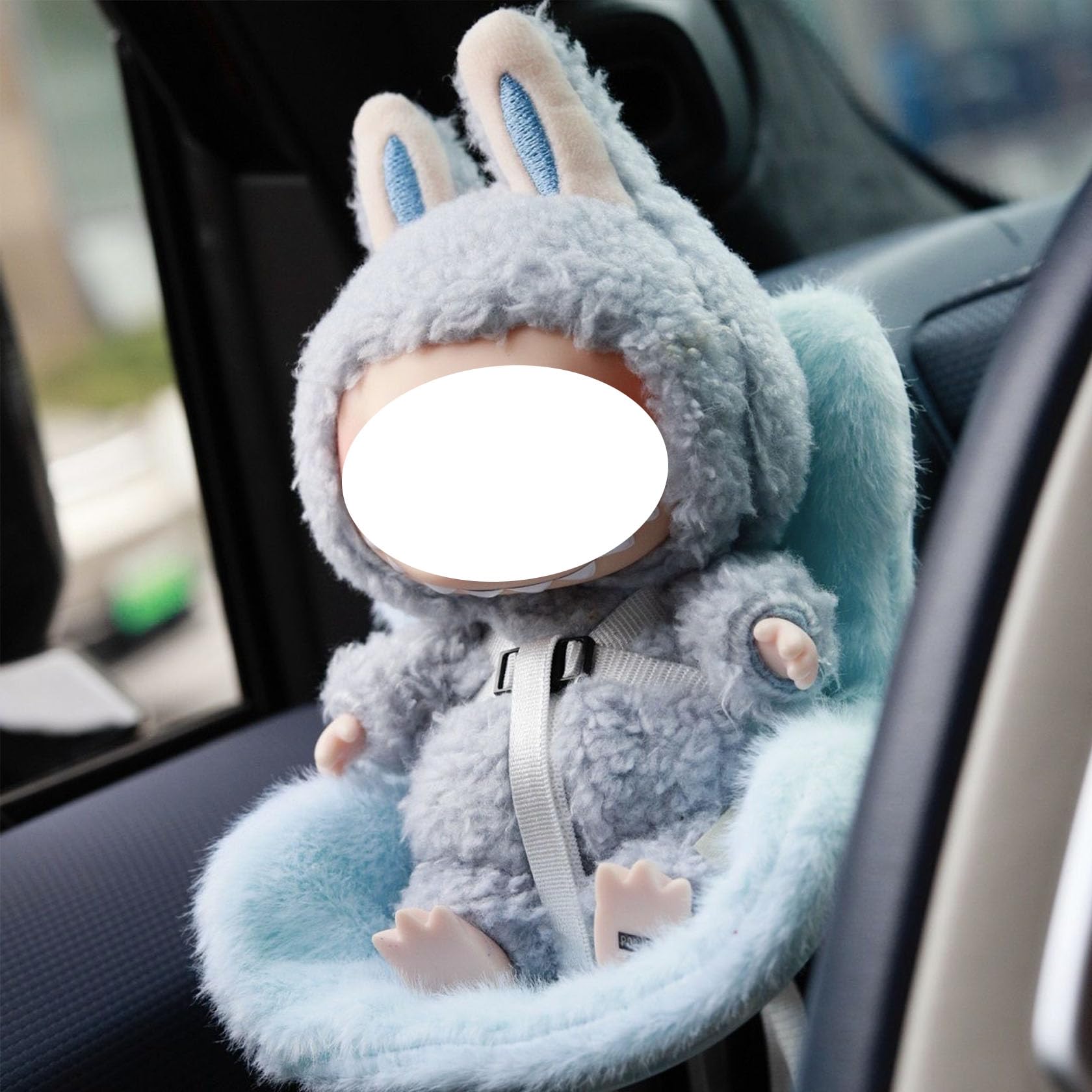 Siège De Voiture Pour Poupée Avec Coussin En Peluche,Siège Auto Pour