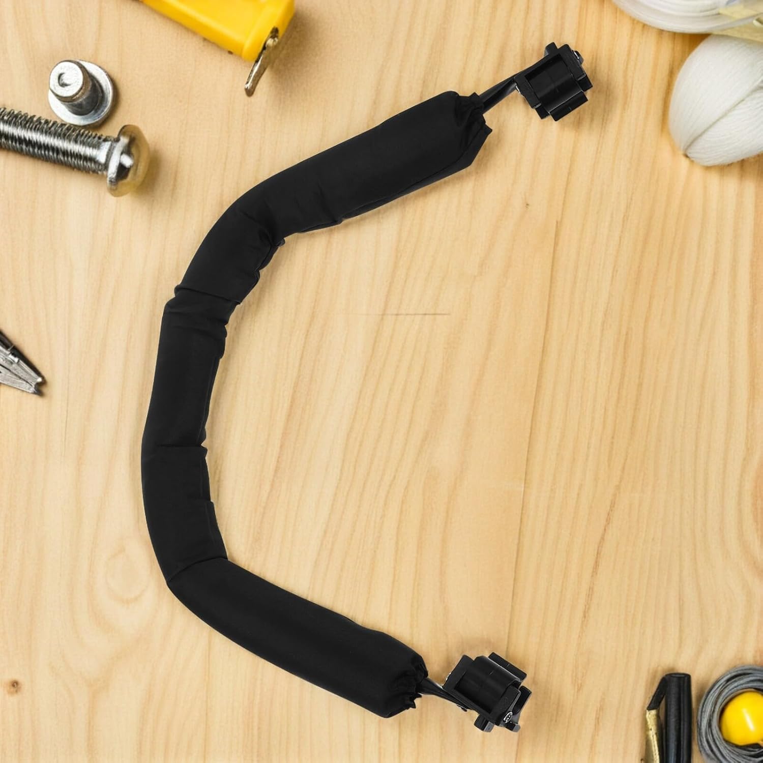 FRCOLOR Stroller Guardrail and Armrest Bar Detachable Stroller Handle Replacement with Comfortable Grip