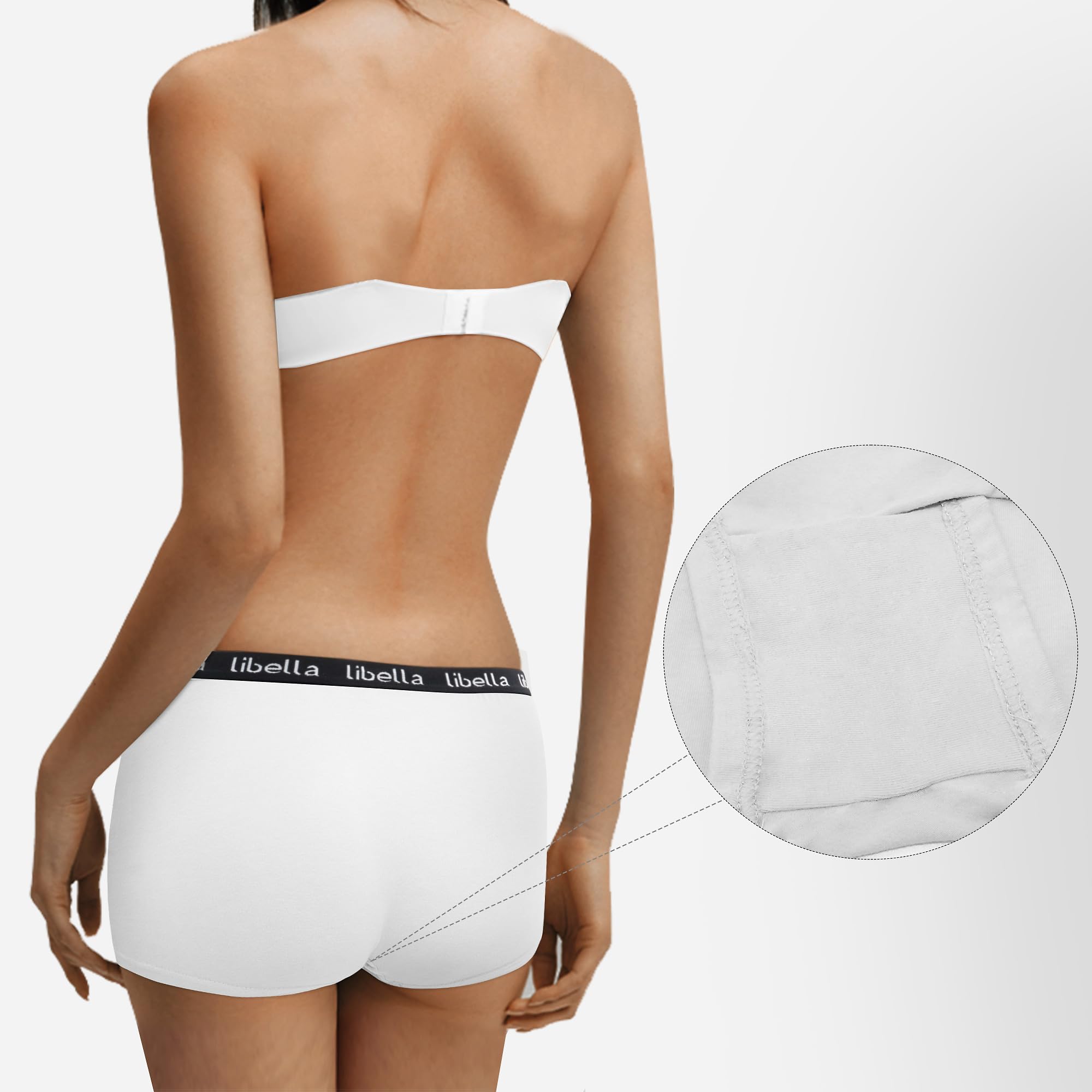 Boxer Coton Culotte Femme Respirant Caleçons sous-vêtements Femme Hotpants Pantys Shorty Shorts 6er Pack 3429