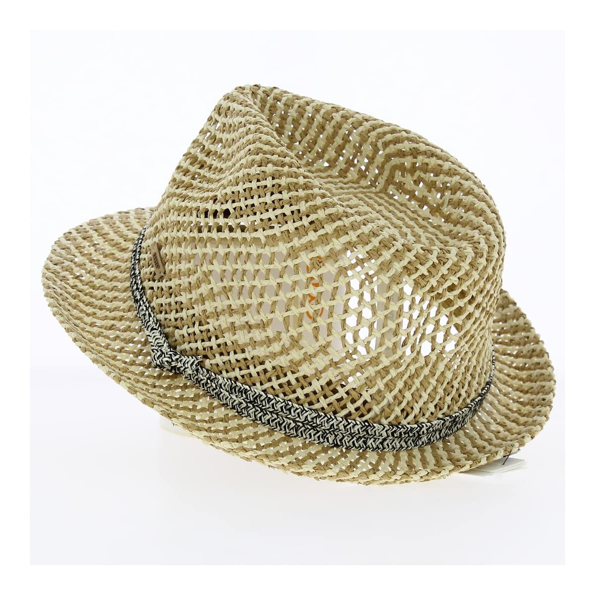 Barts Hydrang Trilby Strohhut Strohtrilby Sonnenhut Sommerhut Strandhut Klettverschluss