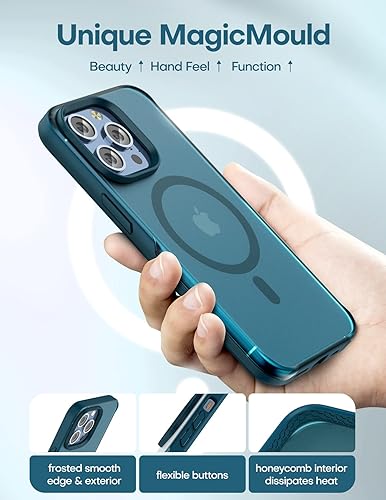 Miniatura 666 de TAURI Funda 3 en 1 para iPhone 13 Pro, [no amarilla] con 2 protectores de pantalla, funda delgada a prueba de golpes para iPhone 13 Pro, color negro