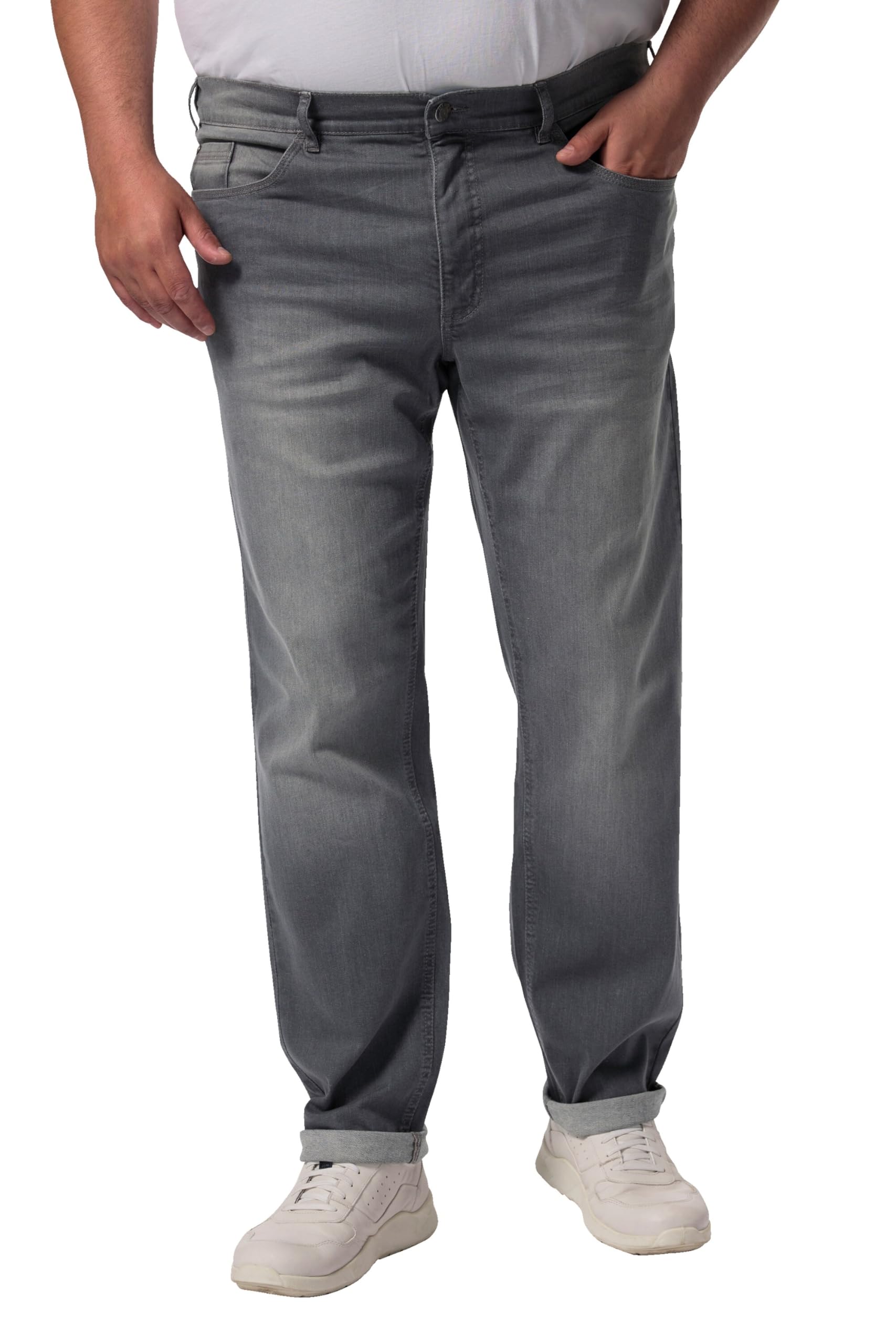 Men Plus Herren große Größen Übergrößen Menswear L-8XL Jeans Bauchfit, Straight Fit 833130