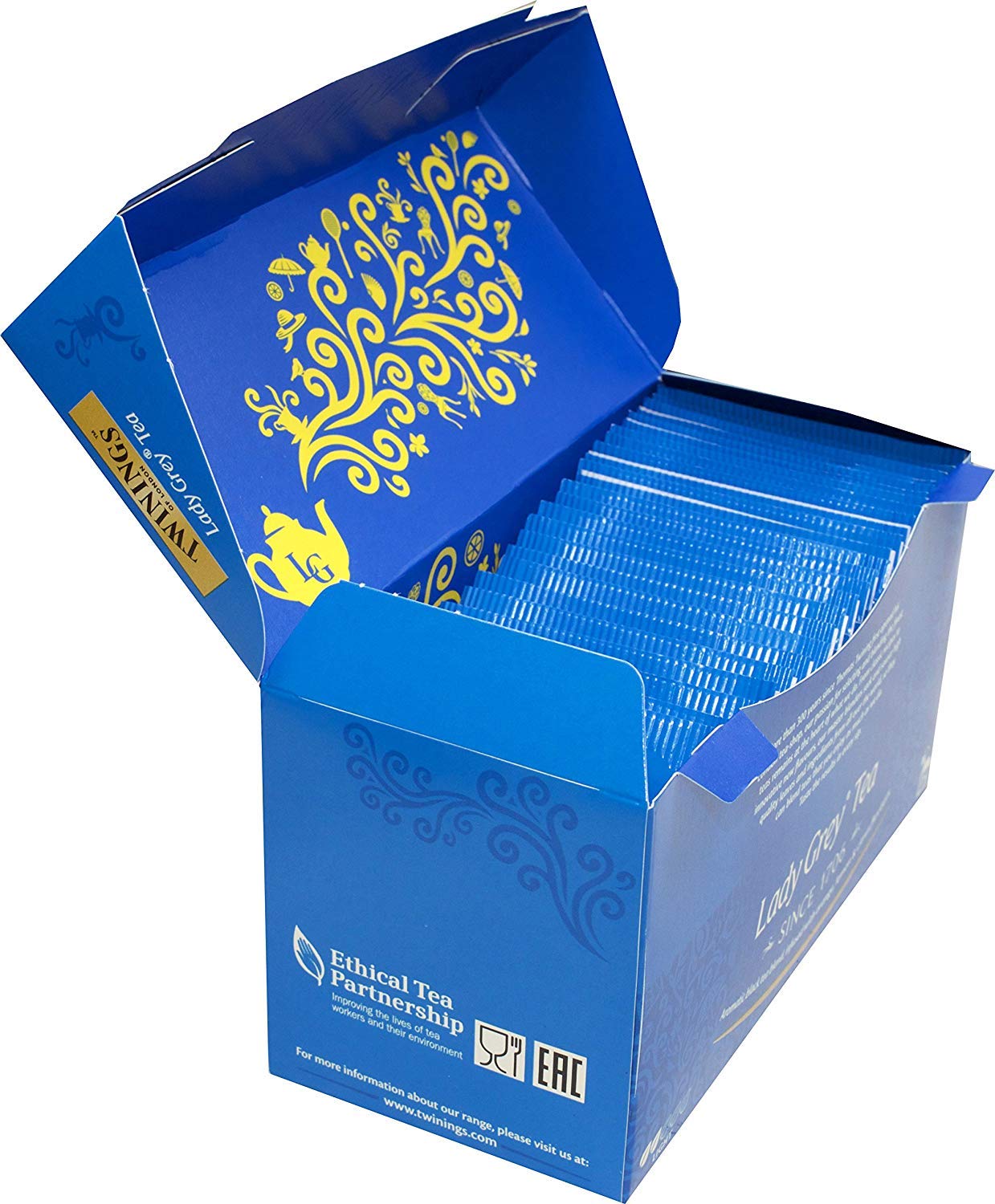 Twinings Lady Grey Tea, 100 torebek herbaty (25 x 4 sztuki)