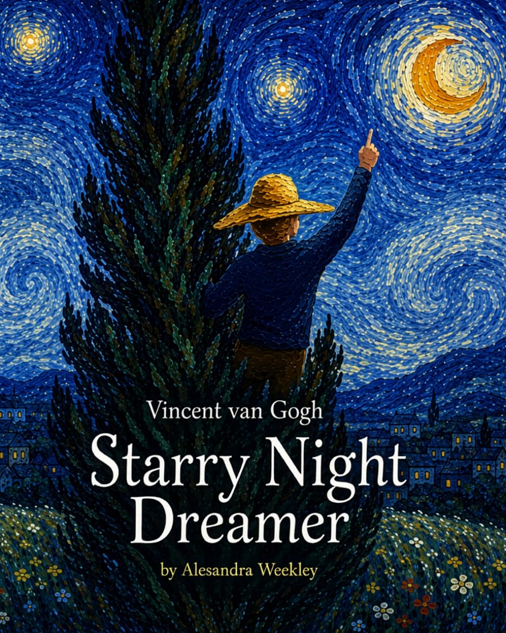 Vincent van Gogh Starry Night Dreamer.by Weekley, Weekley, Weekley, New<|