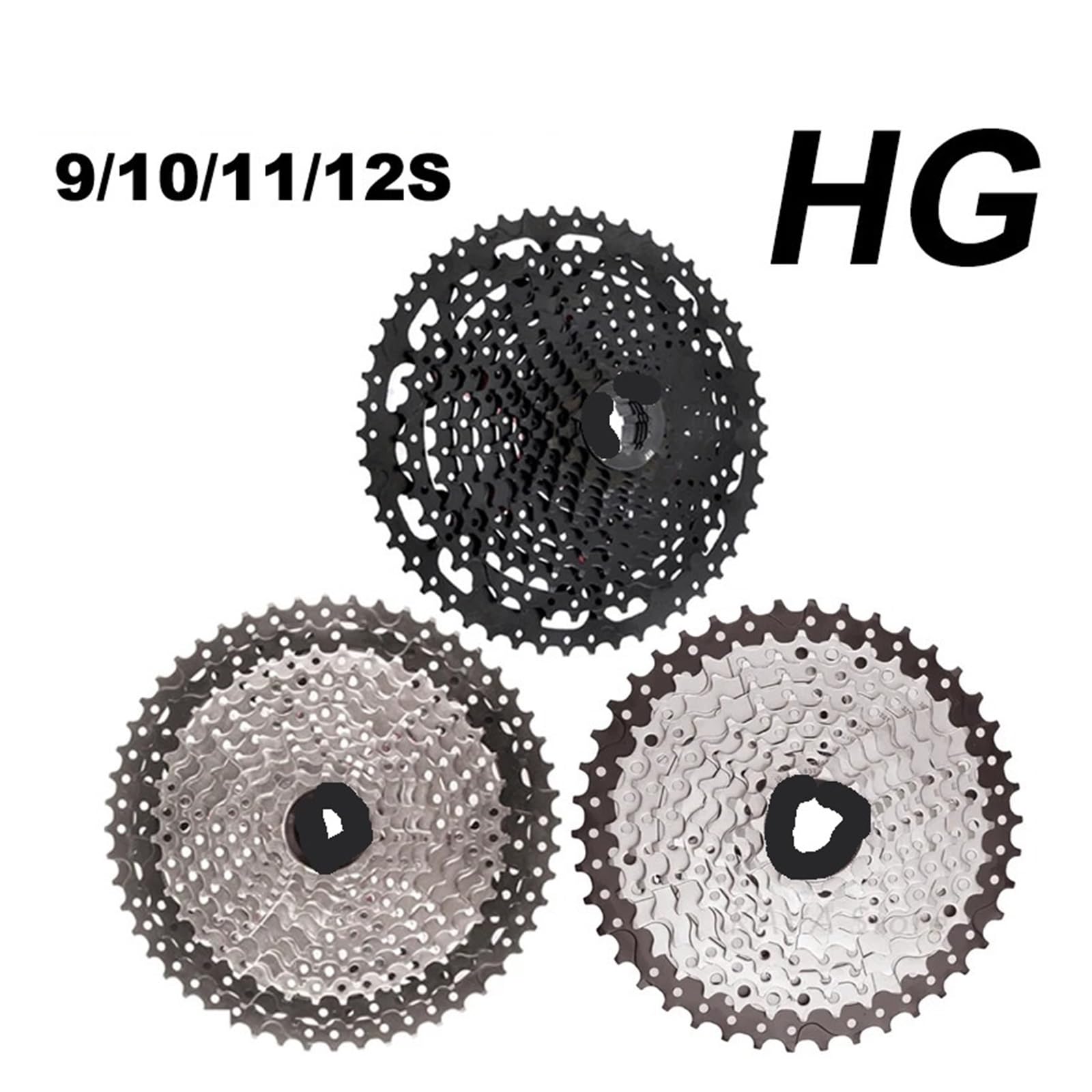 Compatible con Grupo M5100 1X11Speed ​​Palanca de Cambio desviador Trasero Cassette Bicicleta MTB 46T 50T 52T