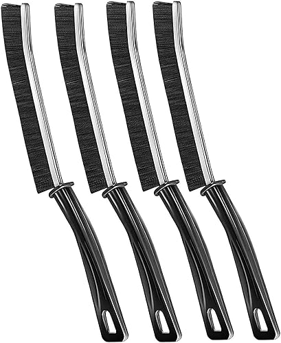4 cepillos de limpieza de huecos, cepillo de limpieza de hendiduras pequeñas para uso doméstico, cepillo de limpieza profunda de ranura de mano para