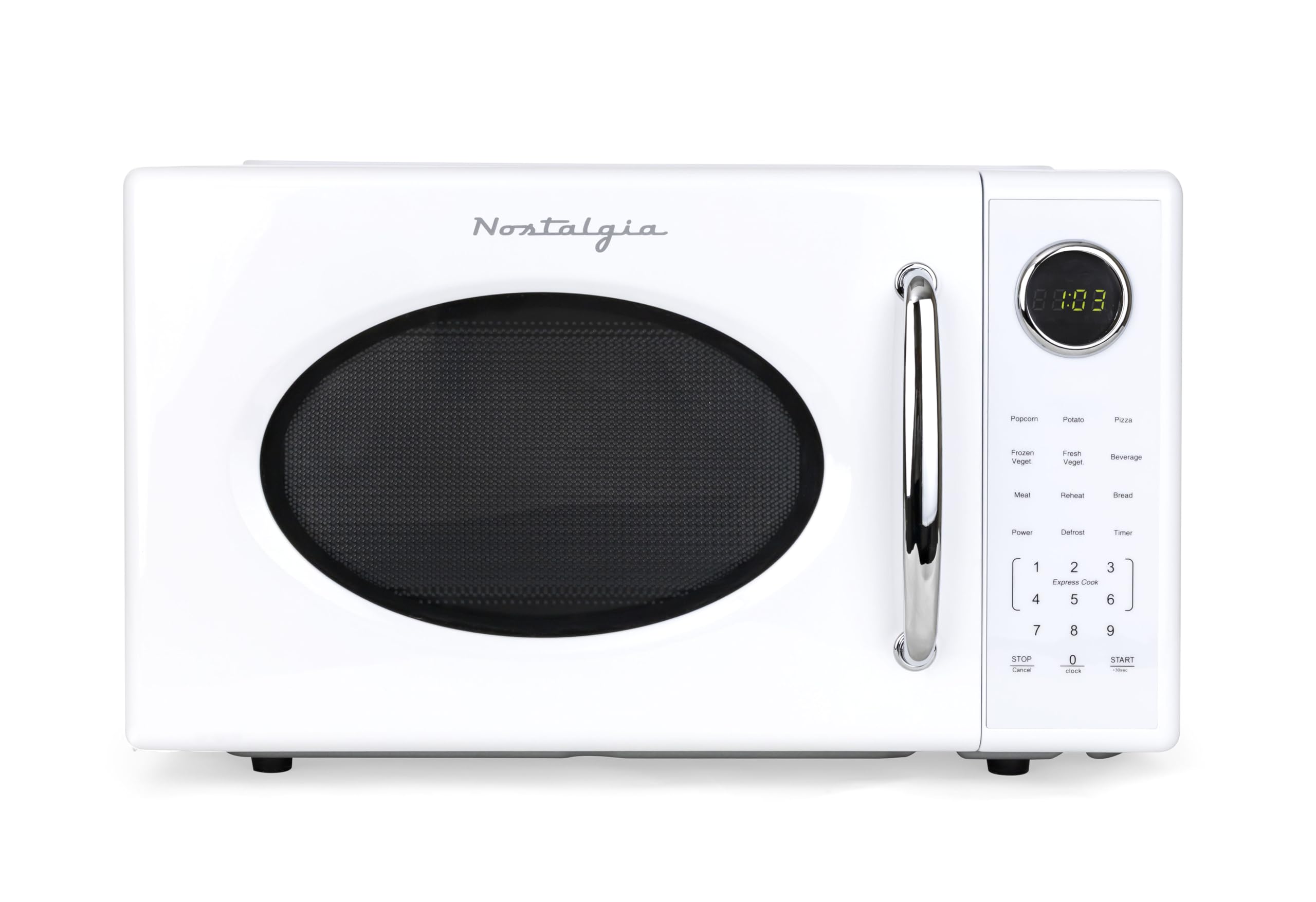 Nostalgia Retro 1000W Microwave Oven 1.1 Cu Ft