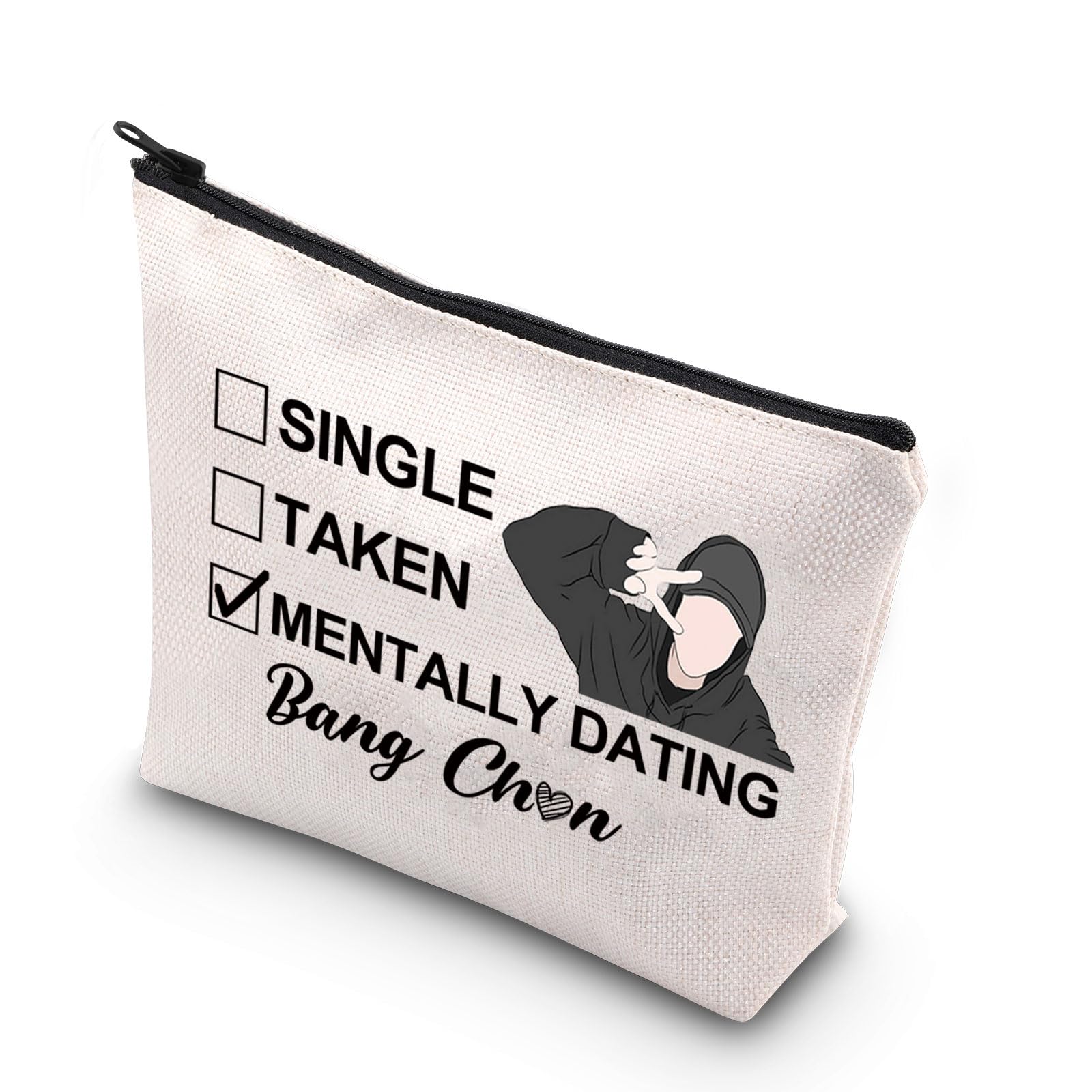 Korean Group Stay Makeup Bag Music Lover Gifts Single Taken Mentally Dating With Bang C Stay Merchandise, With Bang mb, Fit