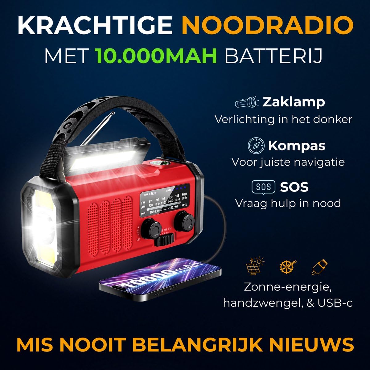 DreamGoods 70.000mAh Notfallpaket - Notfallpaket für Zuhause 72 Stunden - Überlebenspaket für Krieg, Stromausfall & Katastrophen - Katastrophenrucksack - Survival Kit