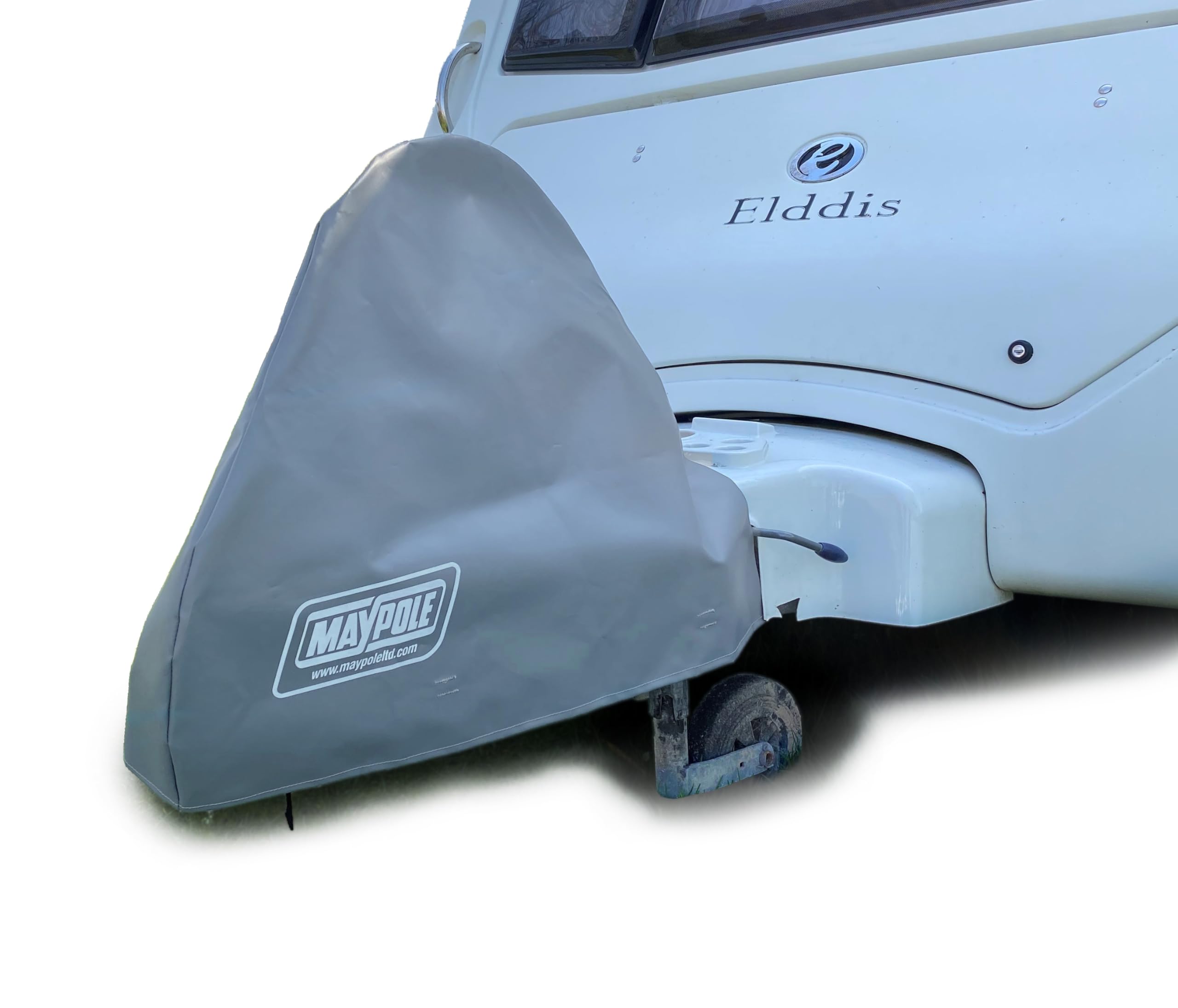 Maypole Deluxe Heavy Duty PVC Caravan Hitch Cover, Grey