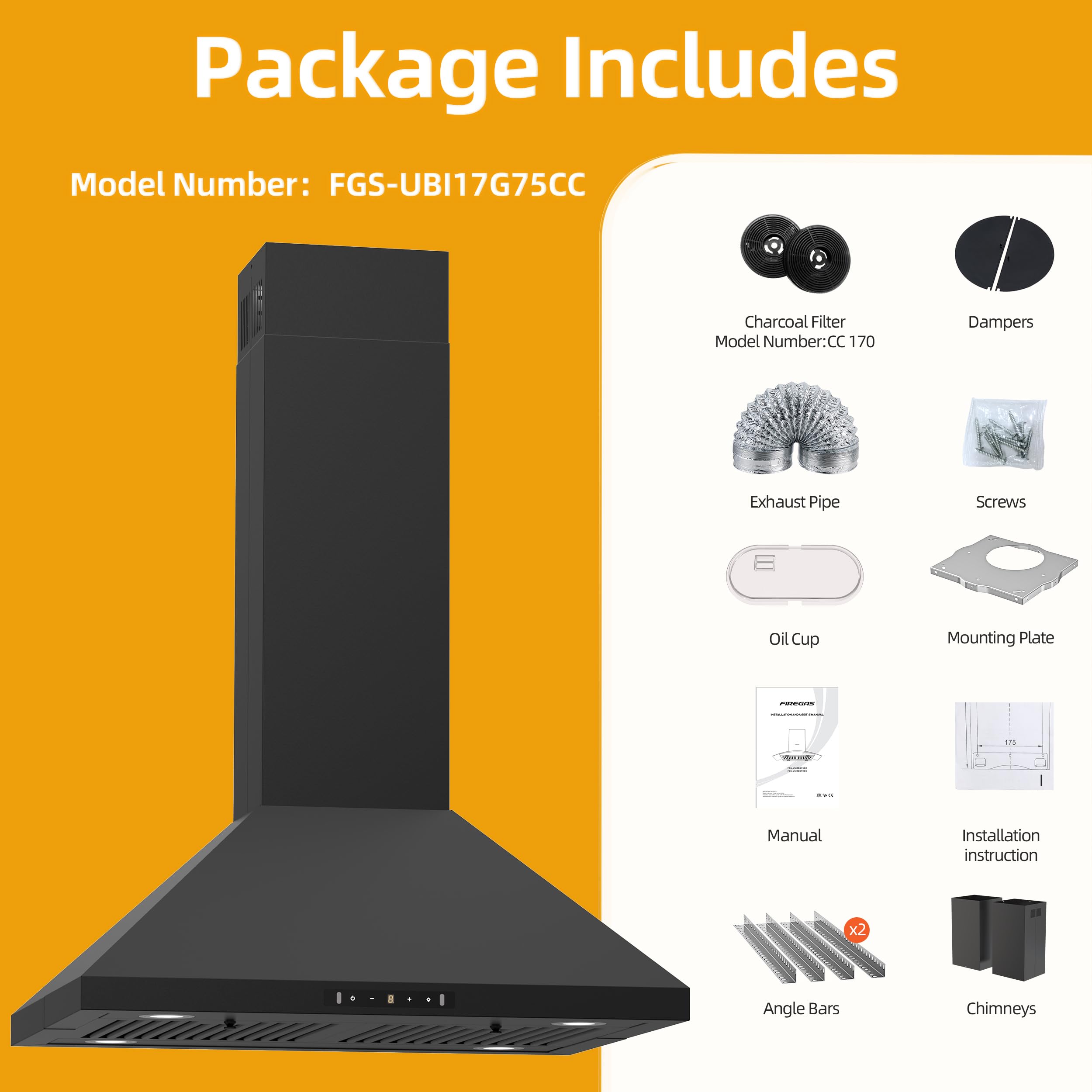 Campana extractora Island Mount de 30 pulgadas, 700 CFM con conductos o sin conductos, campana de cocina convertible, estilo pirámide, campana extractora de montaje en techo con detección de 9