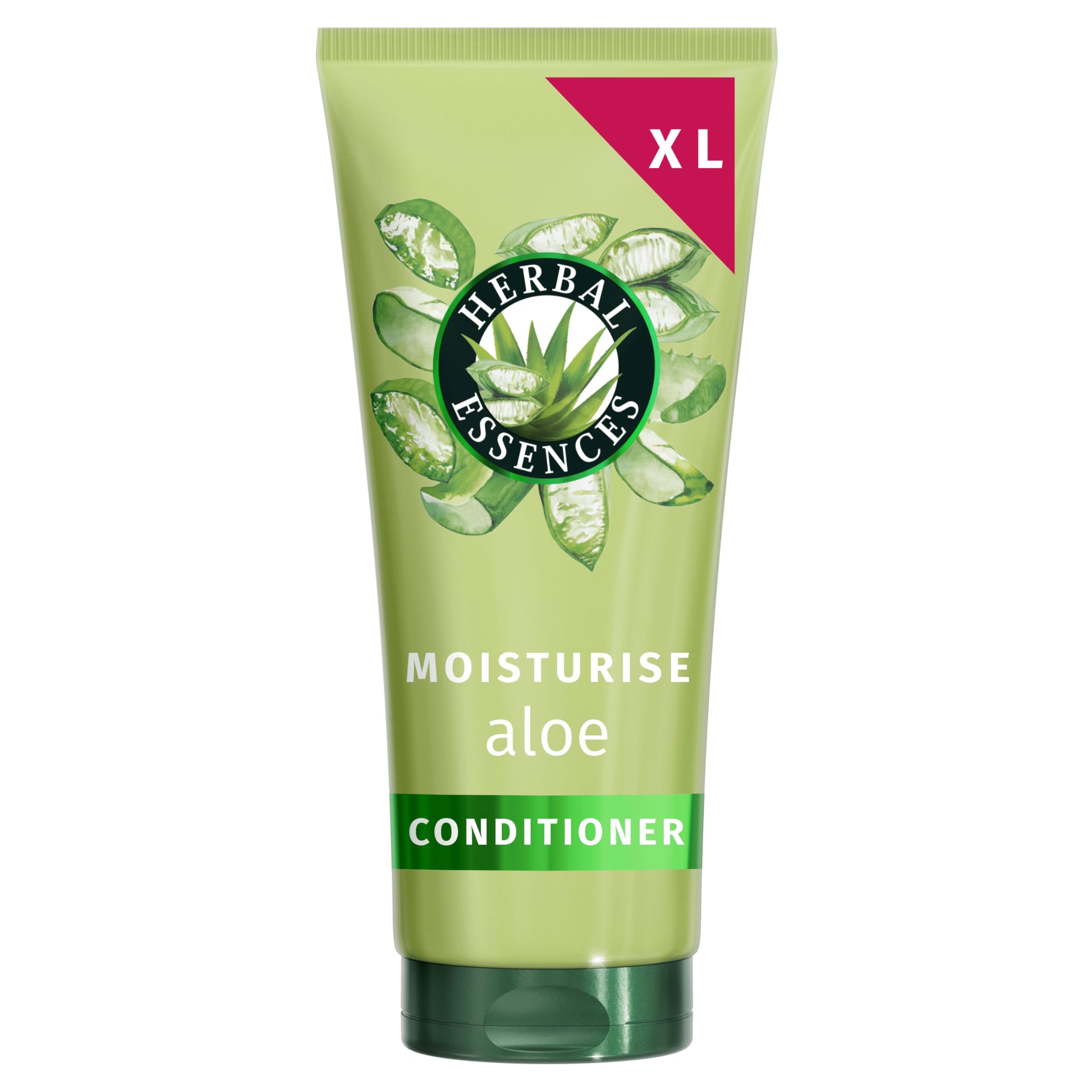 Herbal Essences Après-Shampoing Aloe Hydratant 350ml Pour Cheveux Très Secs. Mélangé Avec Ingrédients Naturels Et Parfum Jasmin. Végan Sans Cruautése réfère aux ingrédients de la formule