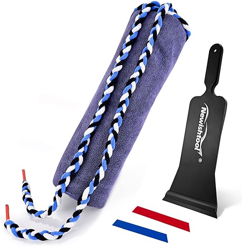 NEWISHTOOL Herramientas de tinte de ventana para tintado de ventanas, toalla de protección de salpicadero, cuerda de remojo en uno y escobilla