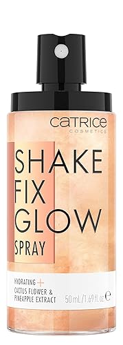 Miniatura 2 de Catrice Shake Fix Glow Spray | Establece maquillaje e hidrata la piel | Fabricado con flor de cactus y extracto de piña | Sin aceite, sin parabenos,