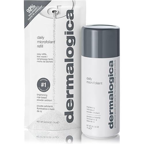 Dermalogica Daily Microfoliant, Face Exfoliator Scrub Powder with Salicylic Acid and Papaya Enzyme, Achieve Brighter, Smoother Skin Daily