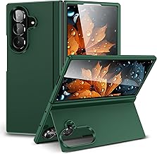 FDHYFGDY Coque pour Samsung Galaxy Z Fold 7 avec Support, Coque de Protection Rigide en PC, résistante aux Rayures, Robuste pour Galaxy Z Fold 7, étui Pliable avec Support (Vert)