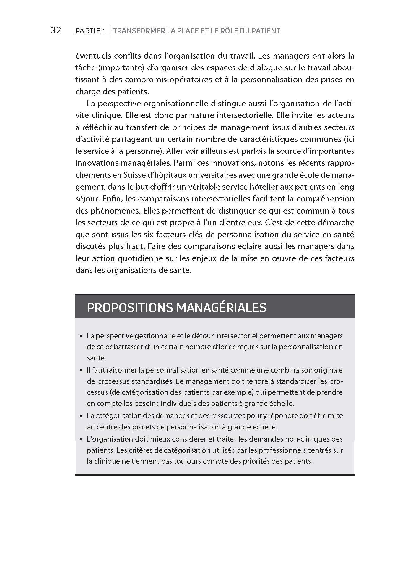 Management des organisations de santé: De la théorie à la pratique