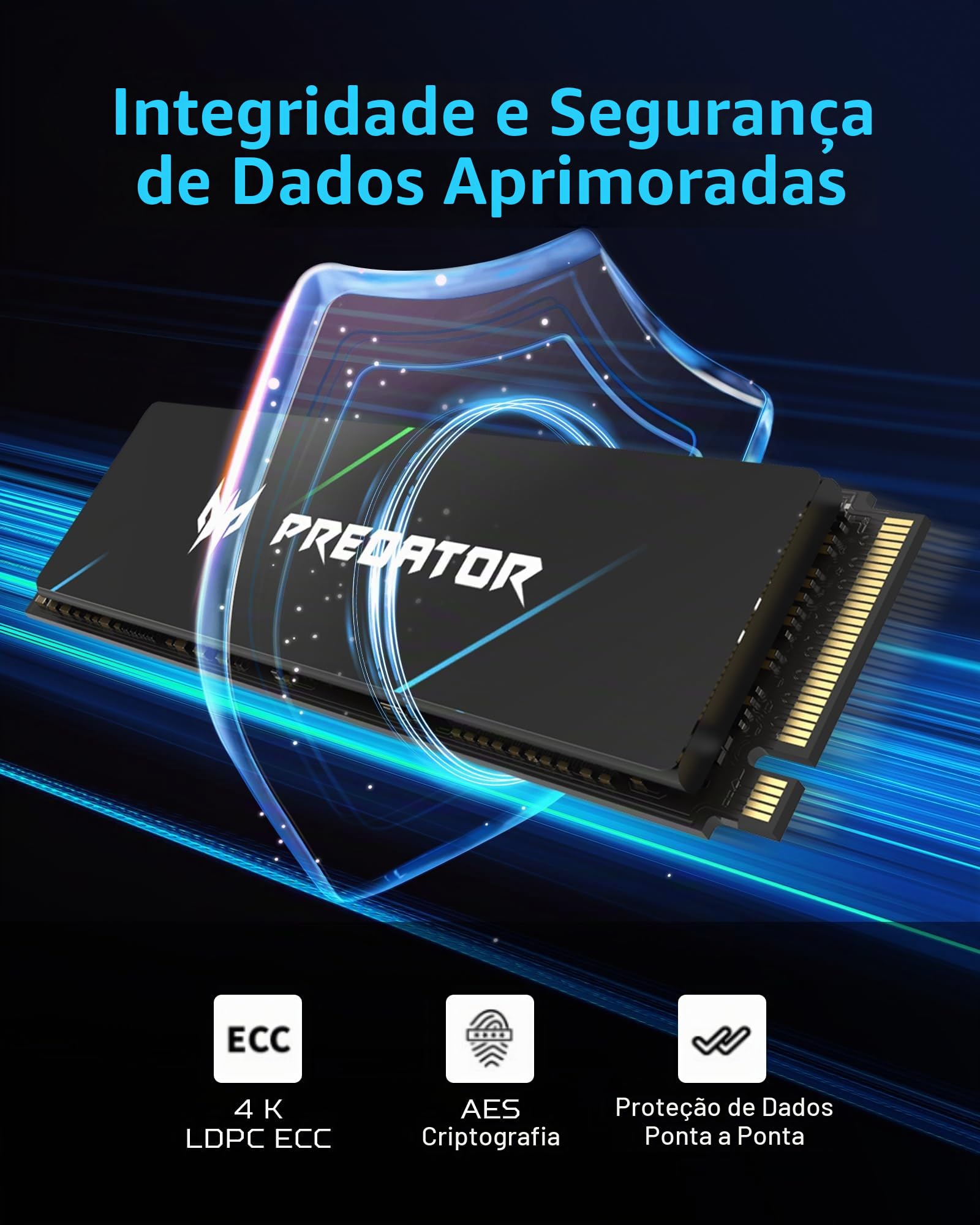 SSD 2 TB GM7000 Predator M.2 BL.9BWWR.106 Cache DRAM NVMe 1.4 2280 4