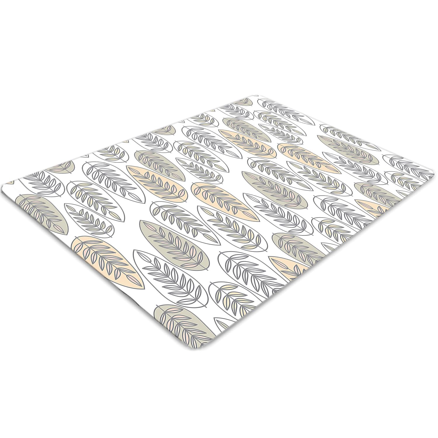 Protège-tapis rectangulaire antidérapant en PVC de 140x100 cm pour bureau