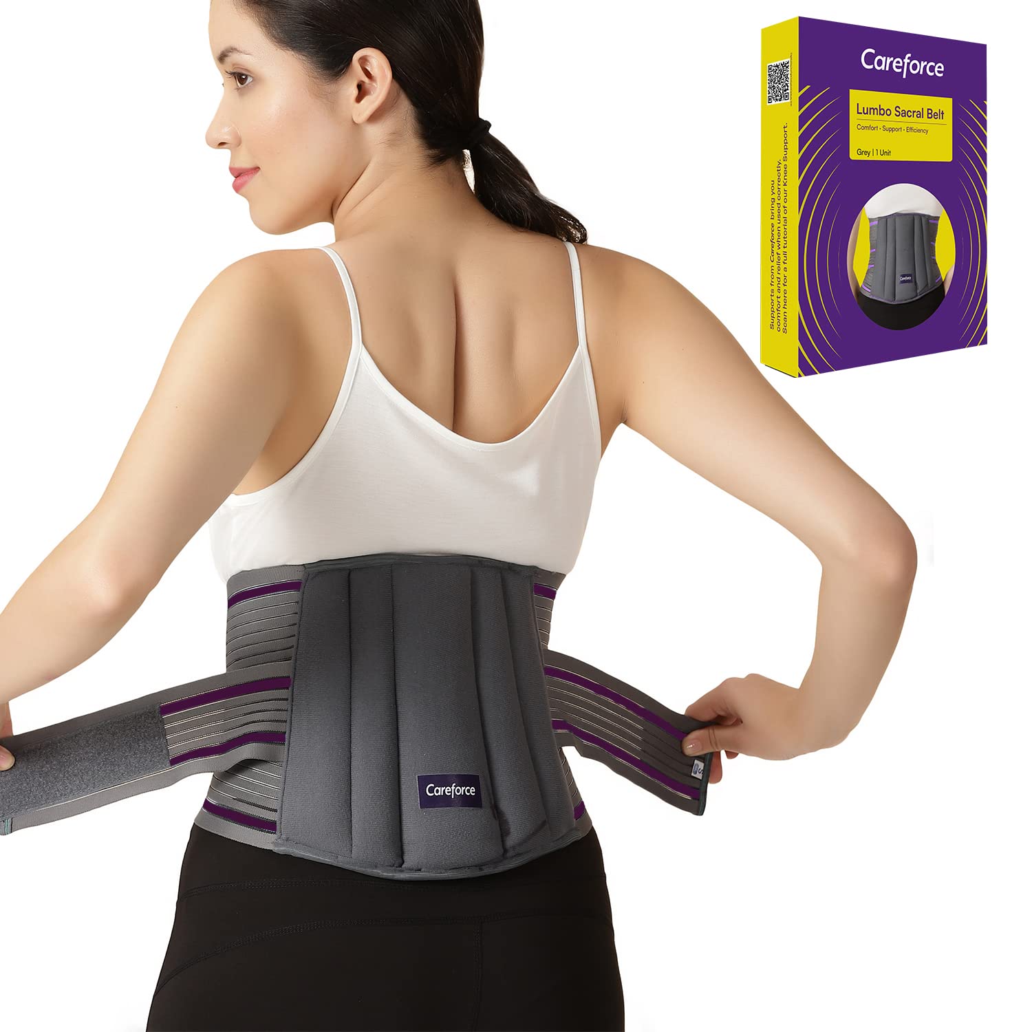 Buy Careforce Lumbar Support Belt for Back Pain Relief for Women and