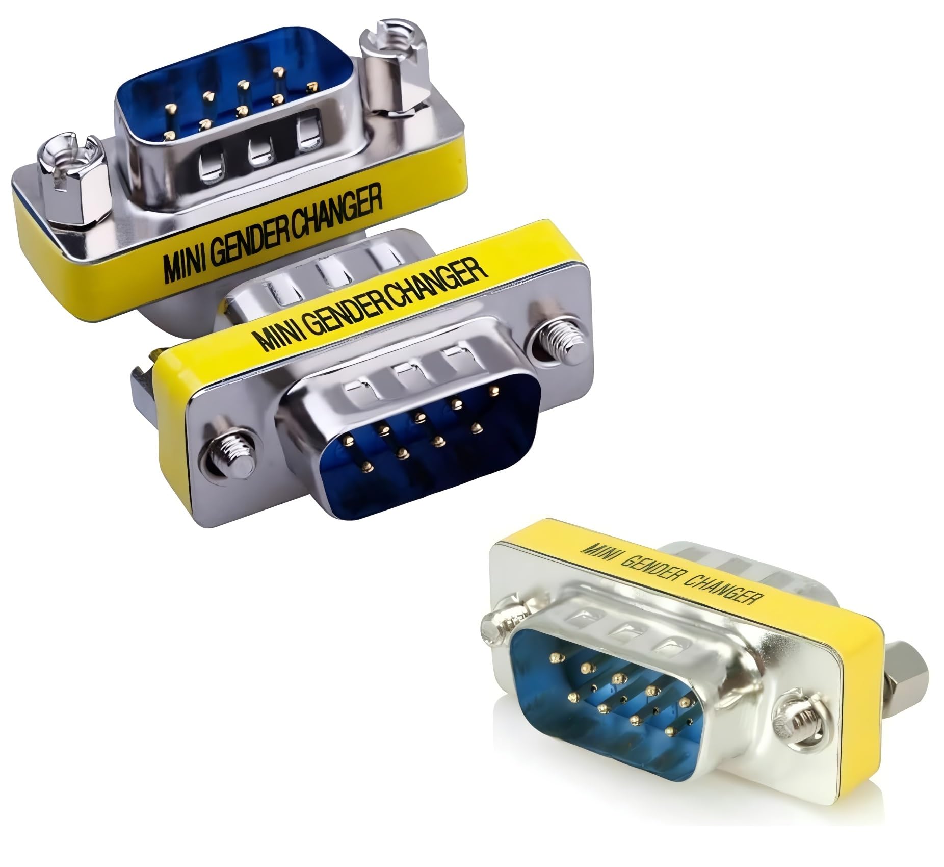 HKeCart - (2 PCs) 6.35mm 1/4 inch Mono Metal DIY Coupler - Connectors - Soldering Jack Plug -Strain Relief Guitar/Speaker Solder End-image-1