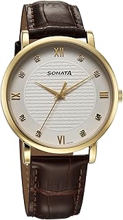 Festive Quartz Analog White Dial Watch for Men