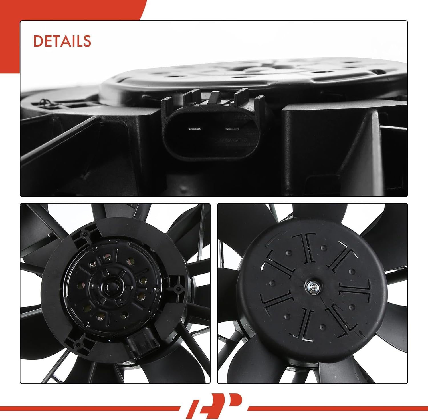 A-Premium Engine Radiator Cooling Fan Assembly Compatible with Chevrolet & GMC Models - Silverado 1500 2007-2014, Tahoe, Suburban 1500, Suburban 2500, Avalanche, Sierra 1500, Yukon, Yukon XL 1500