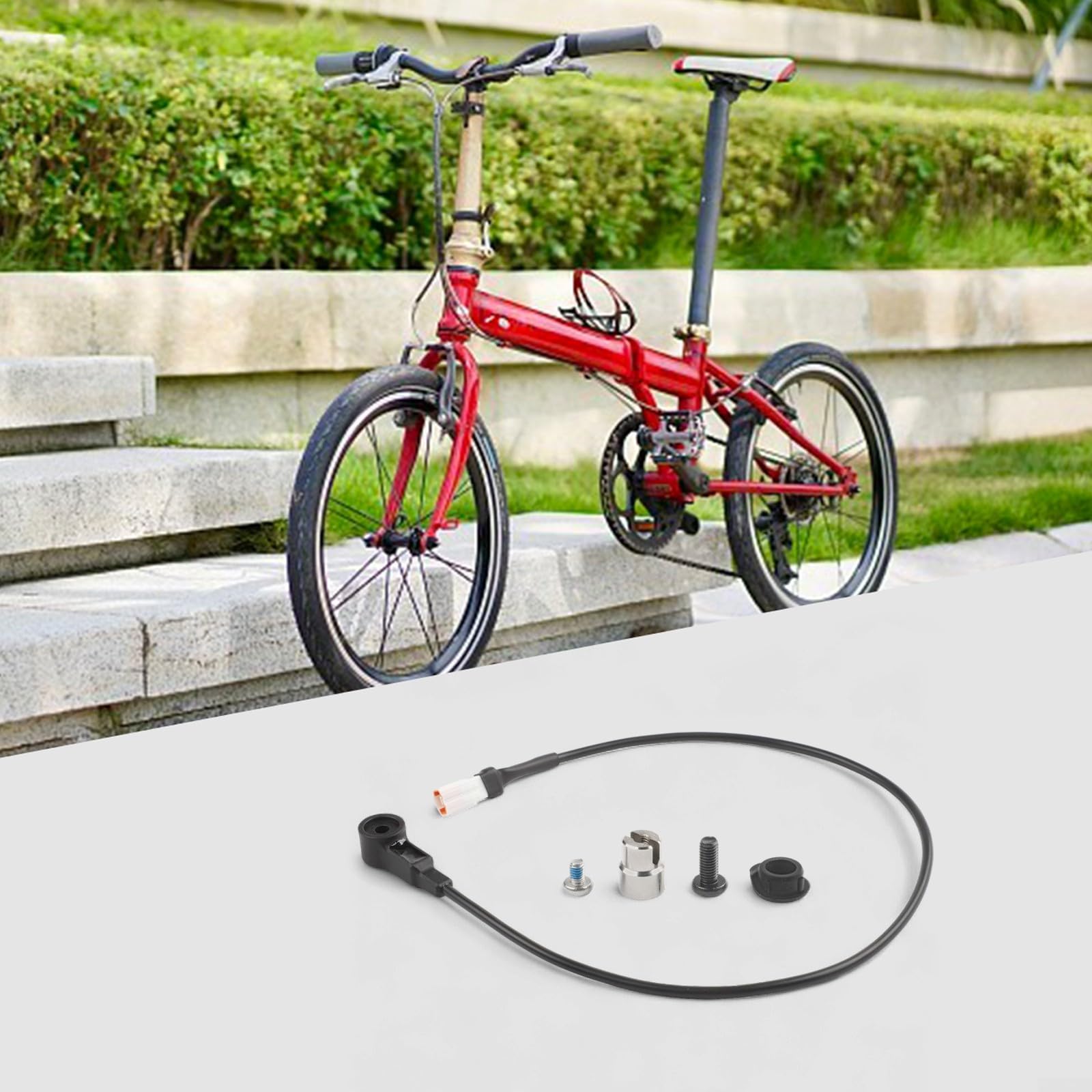 Sensore di velocità per bici elettriche compatibile con motori BAFANG M420 M400 M620 G510 M300 utilizzando cavo sensore di protocollo CAN a 4 pin per dati di velocità del motore