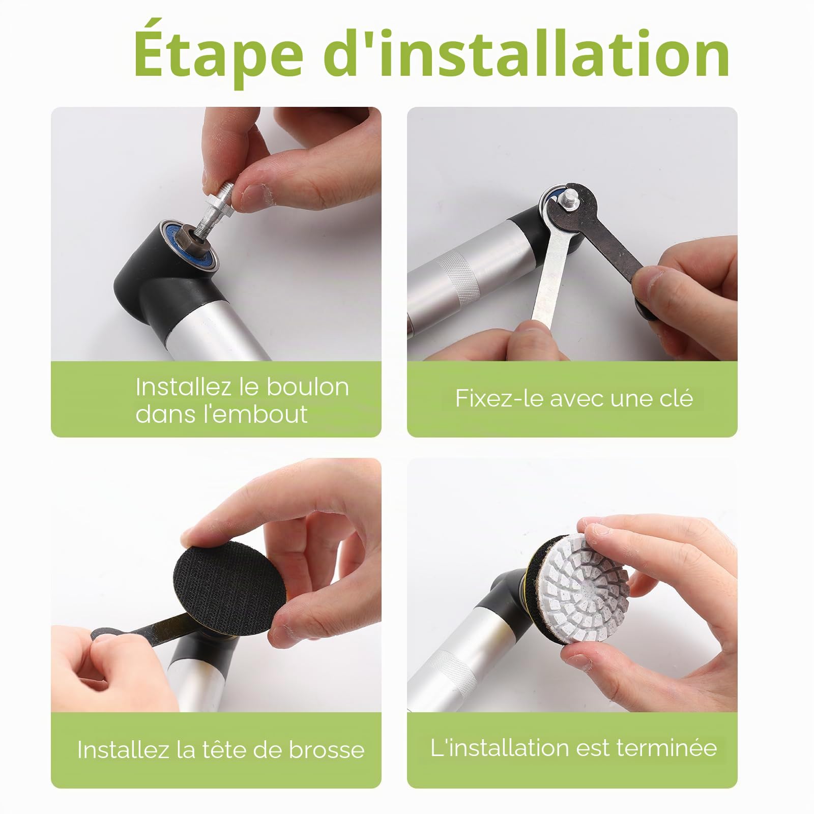 Meuleuse Droite Professionnelle 350W,Machine à Polir,Outil Rotatif Électrique à Vitesse Variable 15000r/min,6 Vitesses Variables, for Meulage,Polissage, Découpe et l'embellissement des Joints (Vert)