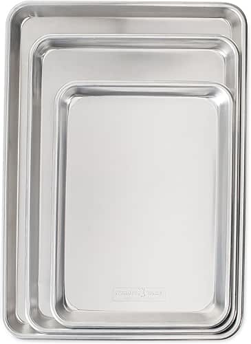 Nordic Ware Naturals 3 Piece Set - USA Made Aluminum