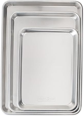Nordic Ware Naturals 3 Piece Set - USA Made Aluminum