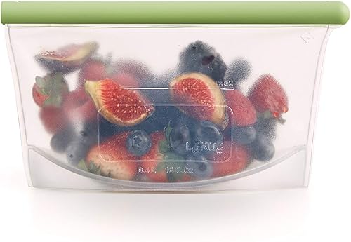 Miniatura 4 de Lekue Bolsa de silicona reutilizable para almacenamiento hermético de alimentos y cocción al vacío, 16.9 fl oz16 fl oz2.15 tazas (3400850B04U004)
