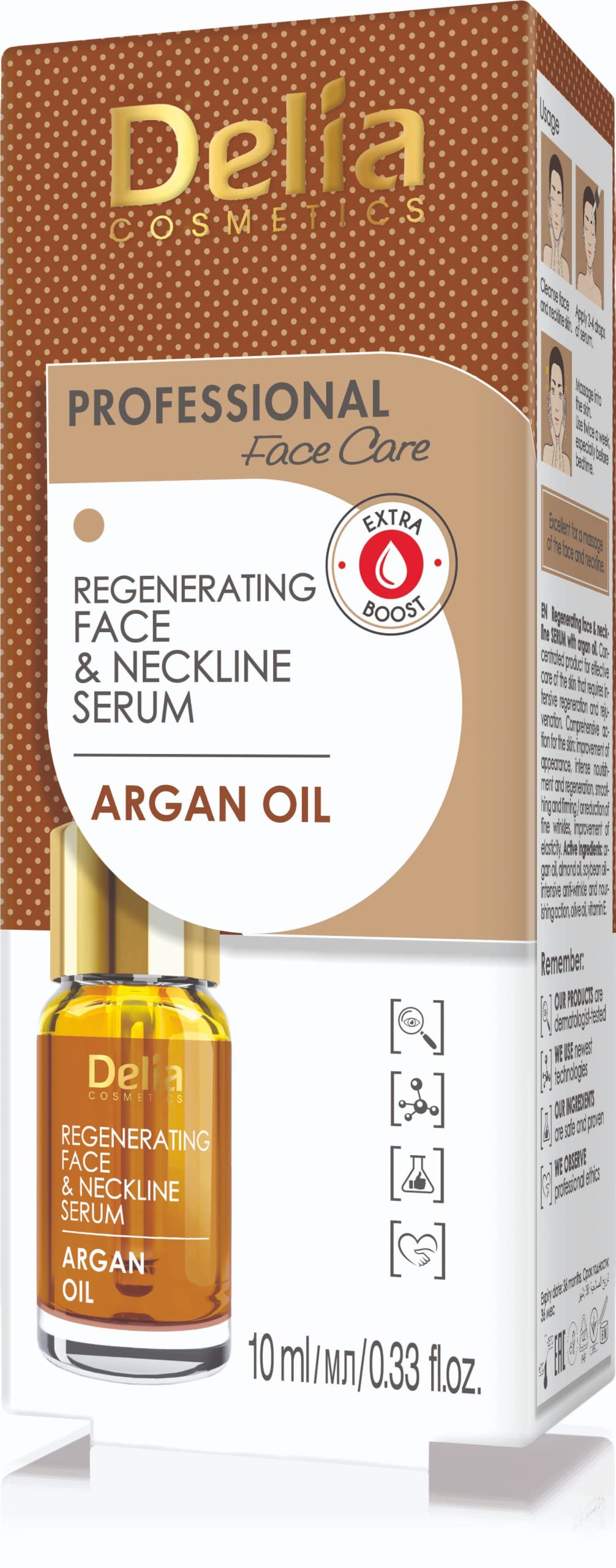 Delia Argan Care Face Serum With Argan Oil 10 ml