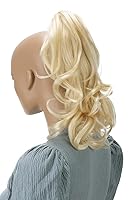 Vista 39 de PRETTYSHOP - Extensión de cabello rizado voluminoso, cola de caballo de 14 pulgadas con clip, resistente al calor