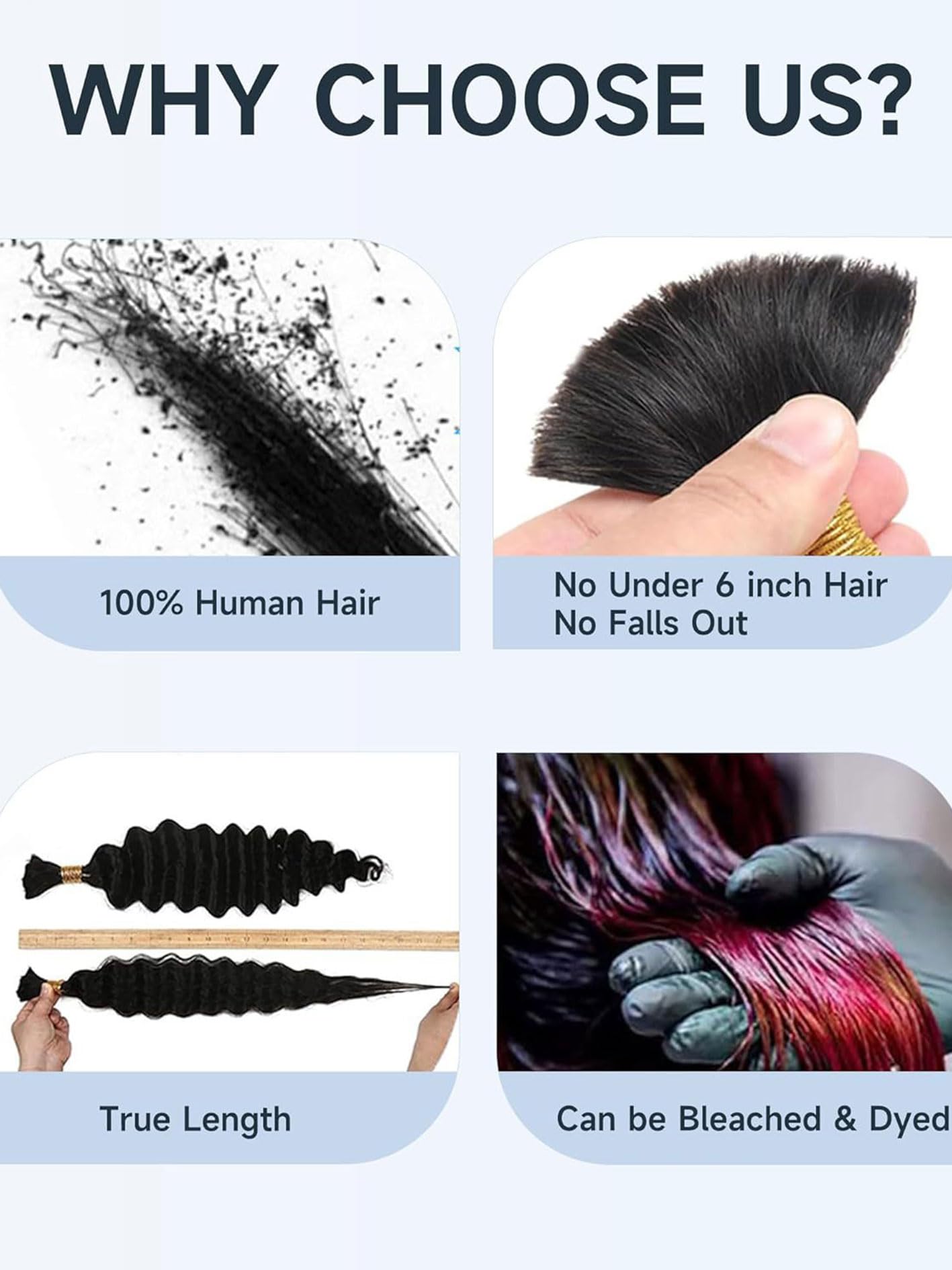 #1B Kinky Straight Feder Crochet Zopf Menschenhaar Extensions Knotless Vorgefertigte Crochet Jungfrau Zopf Haar Unsichtbare Zöpfe Haarbündel für schwarze Frauen 100G,18inch