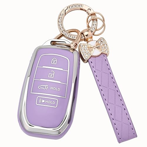 Key Fob Cover for Toyota - 4 Buttons Soft TPU
