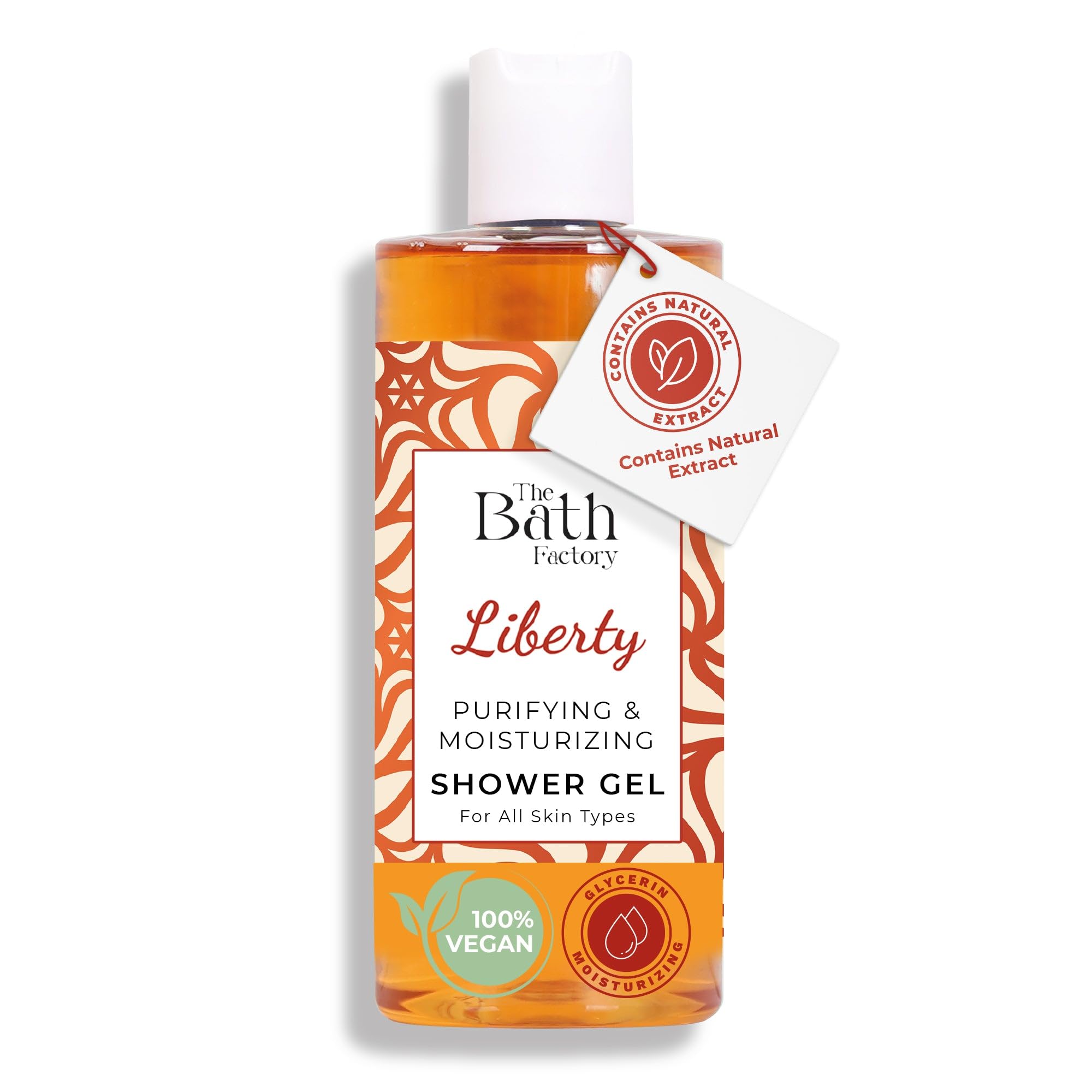 Liberty Shower Gel Moisturizing Body Wash with Tunisian Orange French Lavender Madagascar Vanilla Hydrating Gentle Daily Cleanser 13