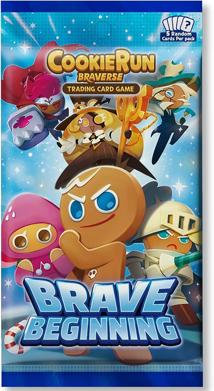 CookieRun Trading Card Game: Brave Beginning Booster Display | 2 Player Competitive TCG | Includes 28 Booster Packs with 9 Cards Each