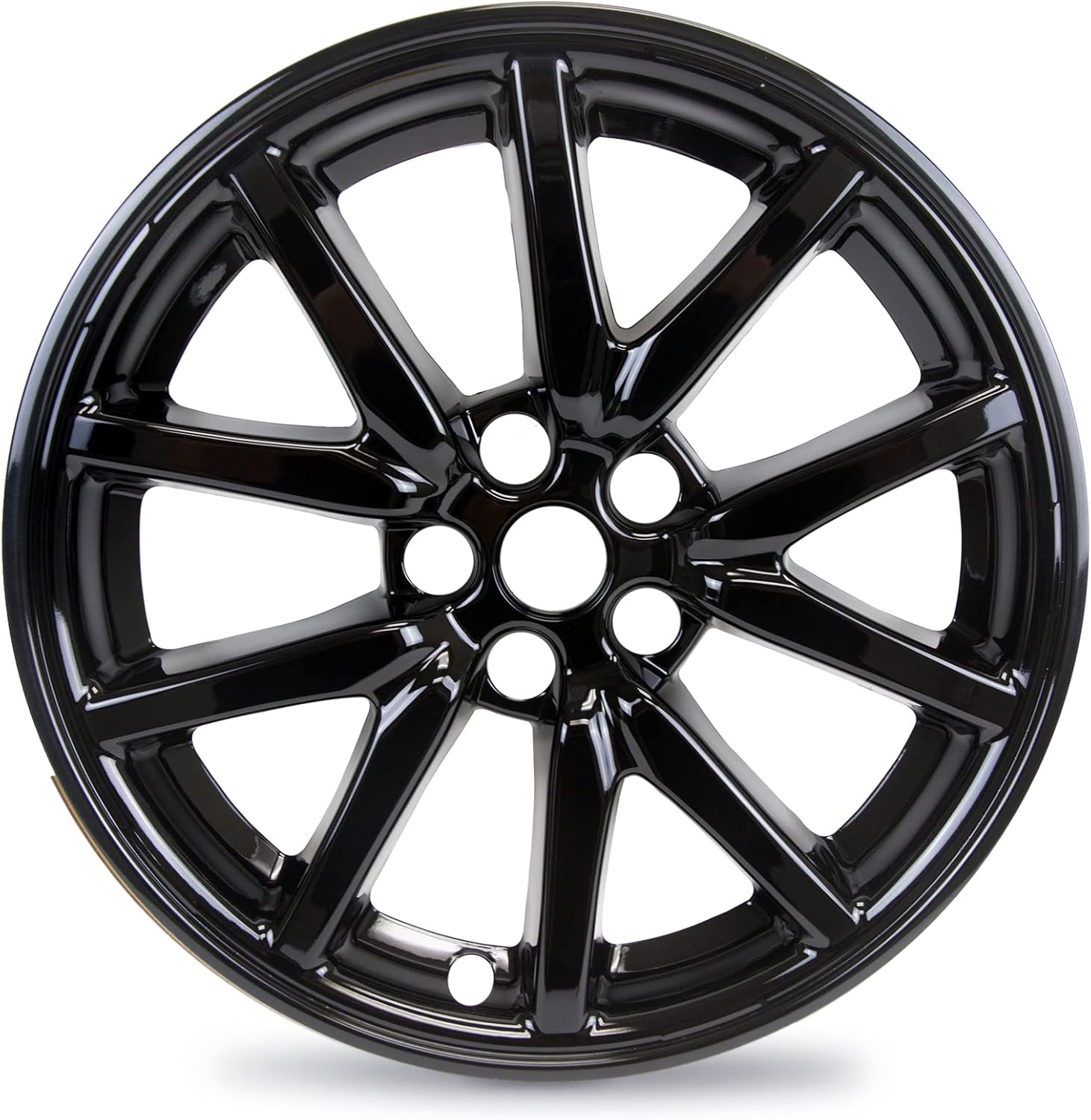 Mayde 18-Inch Wheel Covers fits 2017-2023 Tesla Model 3 Rims, Replacement Hub Caps (1 piece, Gloss Black)